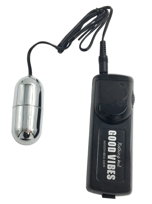 Good Vibes Toys Silver Bullet Vibrator 1 Good Vibes Toys Silver Bullet Vibrator