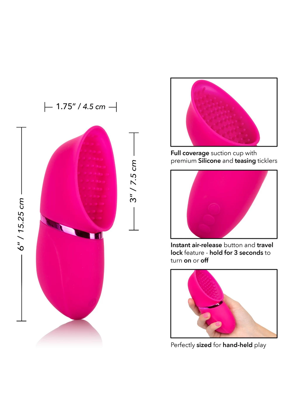 Cal Exotics Intimate Pump Rechargeable Full Coverage Pump 4 Cal Exotics Intimate Pump Rechargeable Full Coverage Pump - Image 4