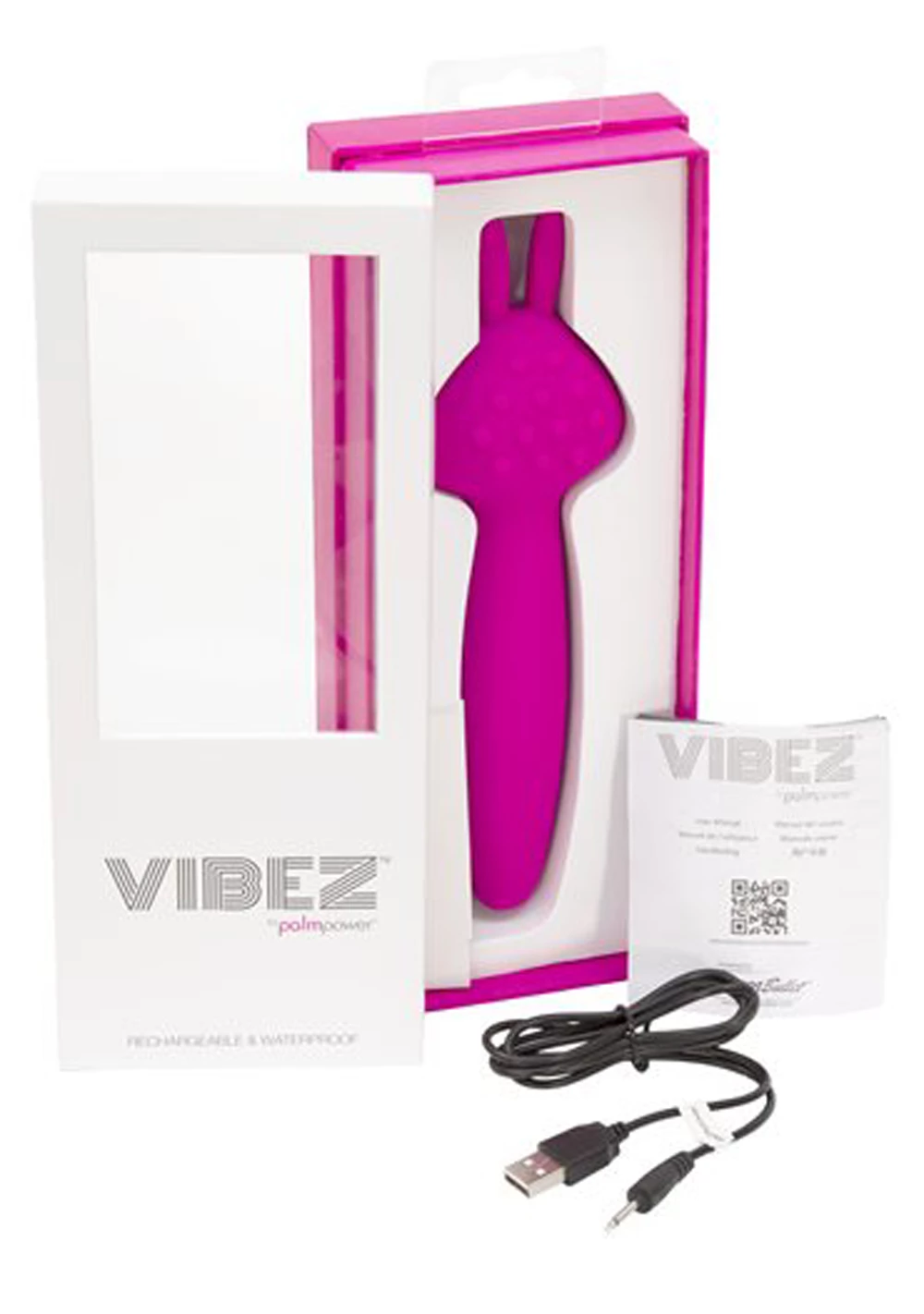 BMS Enterprises Vibez By Palmpower - Rabbit Wand 3 BMS Enterprises Vibez By Palmpower - Rabbit Wand - Image 3