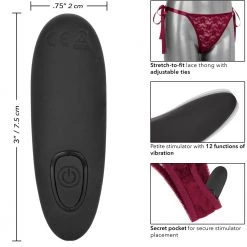 Cal Exotics Remote Control Vibrating Lace Thong Set -Vibrators Online Shop ombtwjjfvadgdbbdjprg