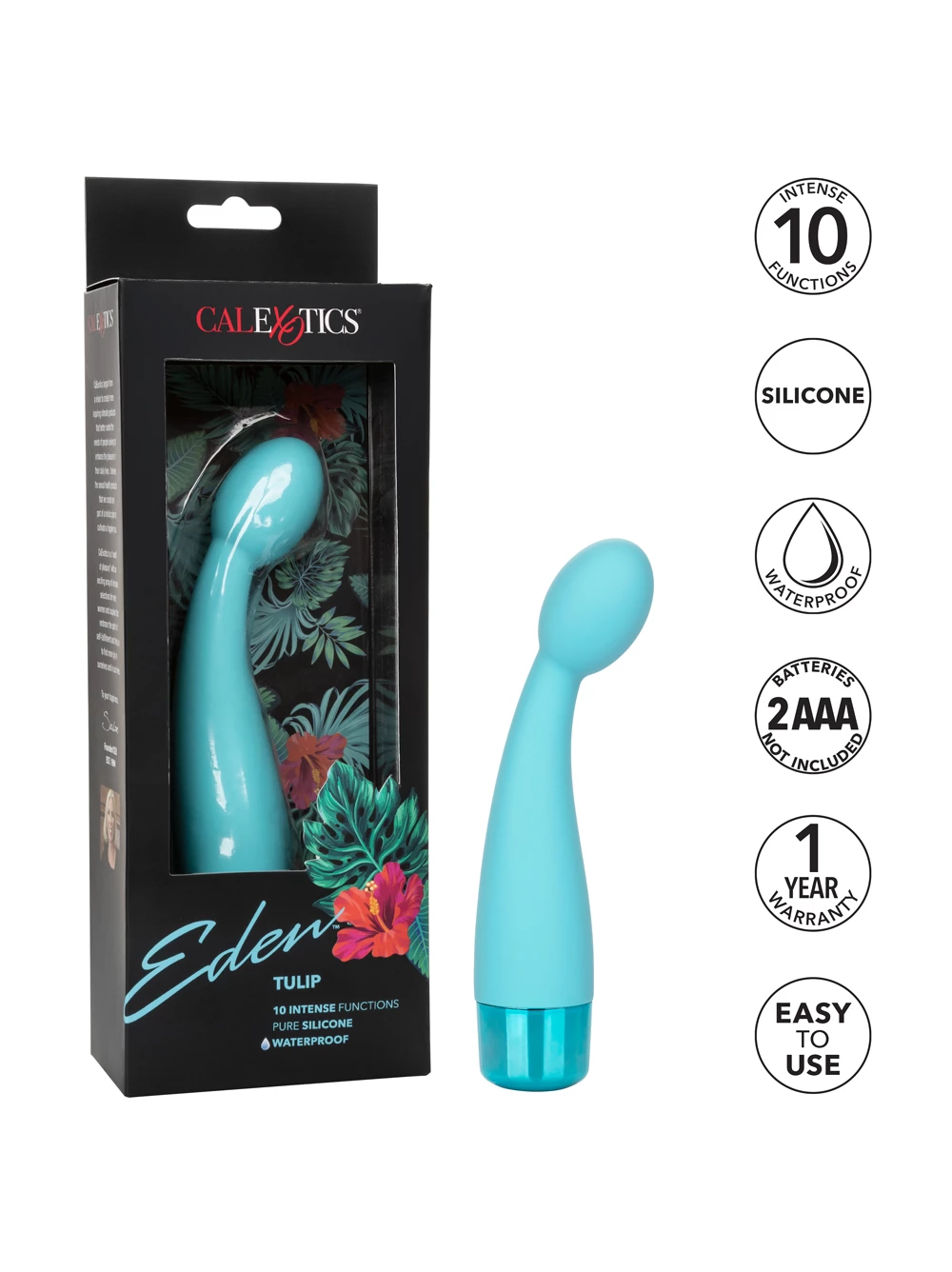 Cal Exotics Eden Tulip Vibrator 9 Cal Exotics Eden Tulip Vibrator - Image 9