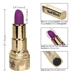 Cal Exotics Naughty Bits Bad Bitch Lipstick Vibe -Vibrators Online Shop yuc4cikcm2uxipizu1ka