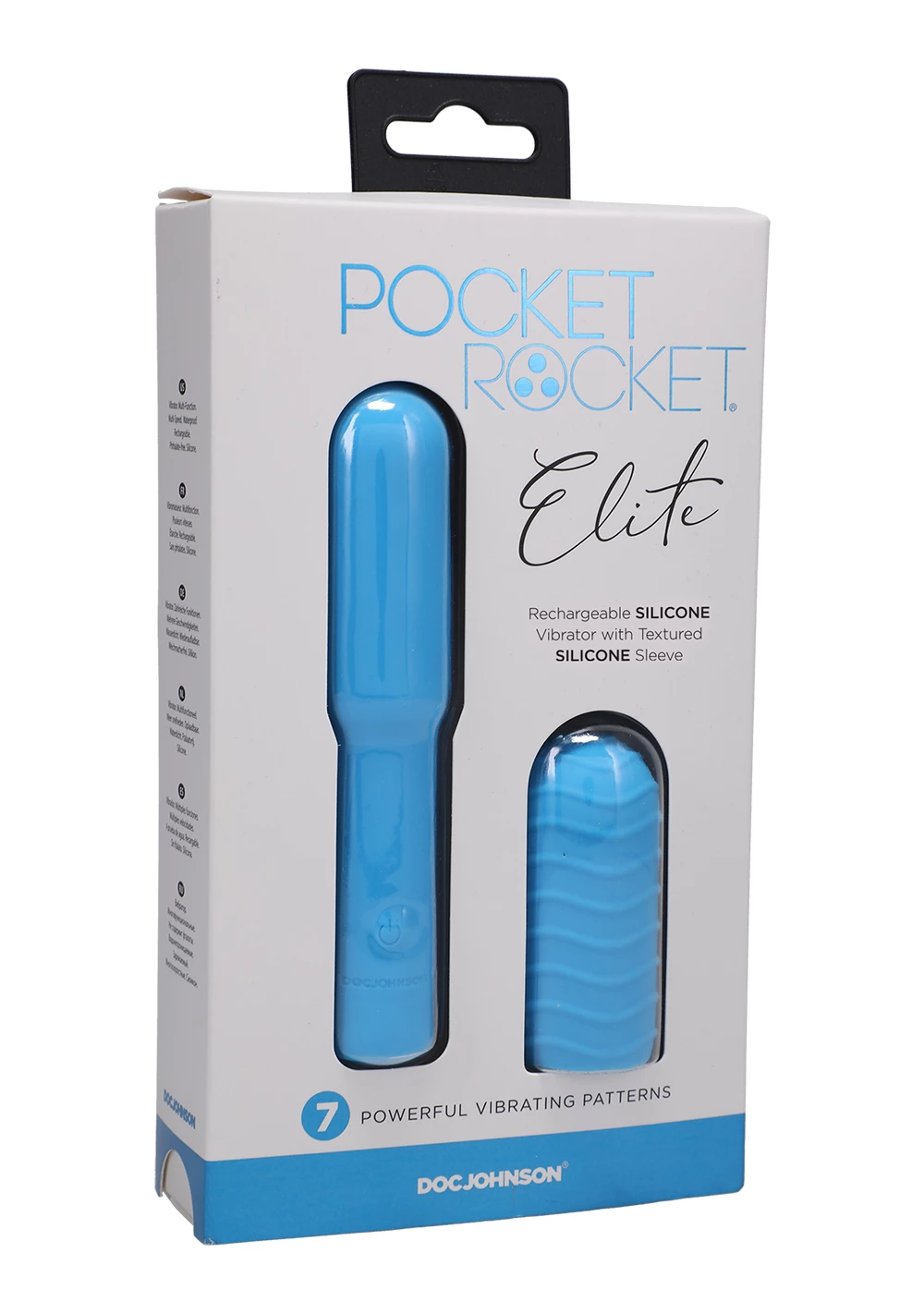 Doc Johnson Pocket Rocket® Elite - Rechargeable With Removable Sleeve 12 Doc Johnson Pocket Rocket® Elite - Rechargeable With Removable Sleeve - Image 12
